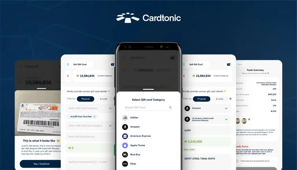 Selling gift cards on Cardtonic
