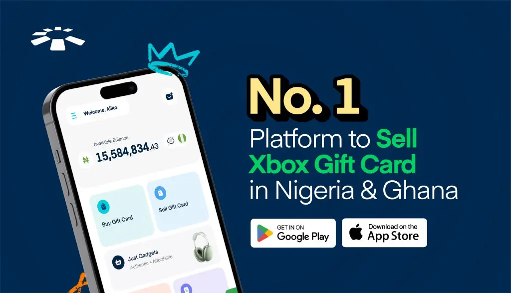 No. 1 Platform to Sell Xbox Gift Card in Nigeria & Ghana