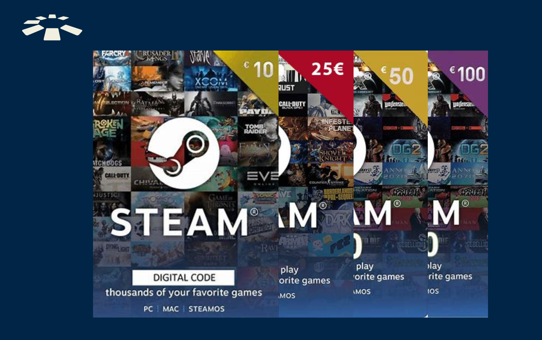 An image of a Steam gift card