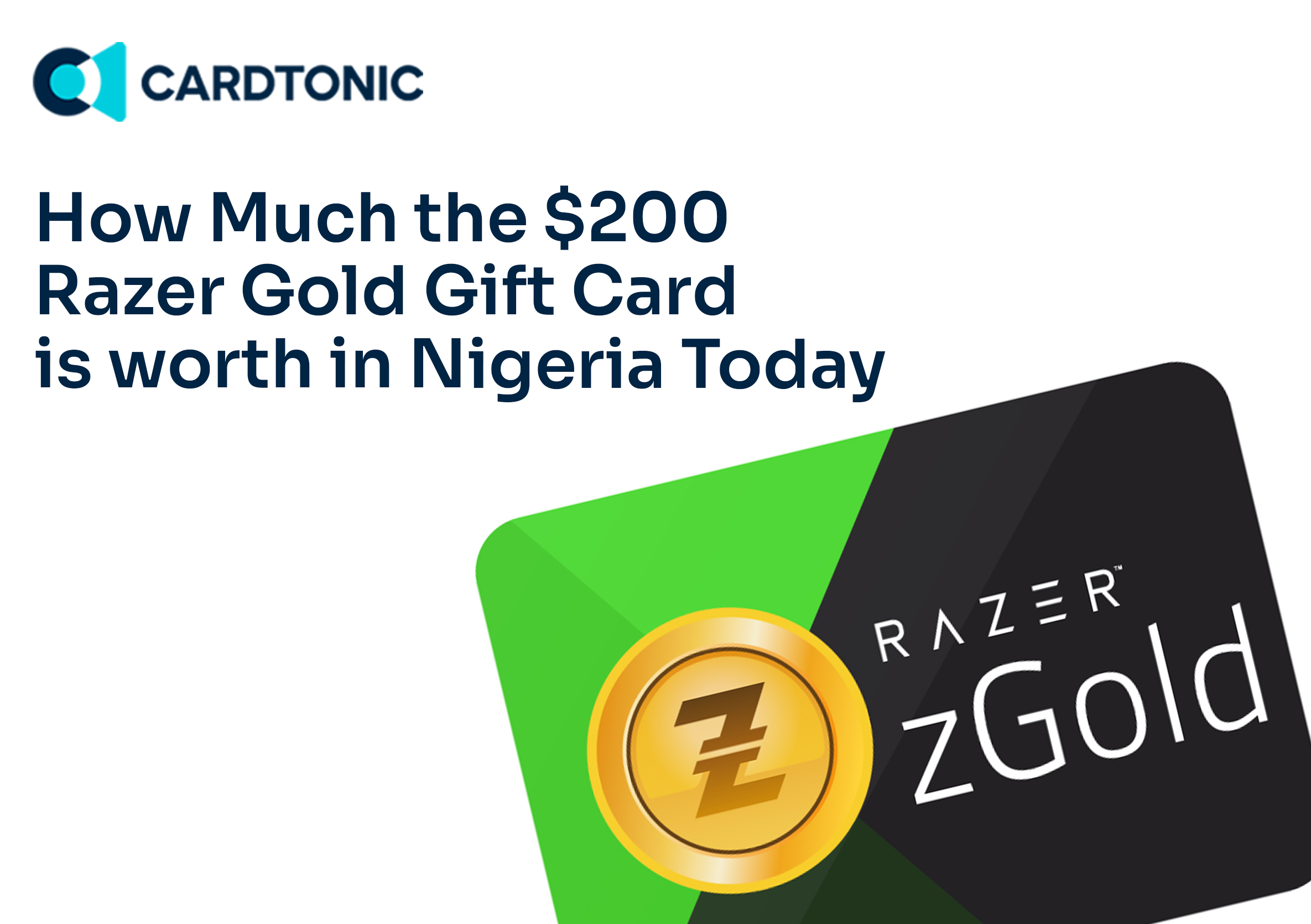 How Much The $200 Razer Gold Gift Card Is Worth In Nigeria Today - Cardtonic