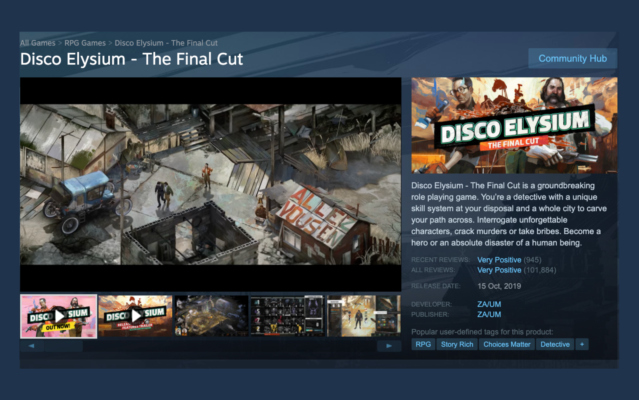 Disco Elysium—The Final Cut 