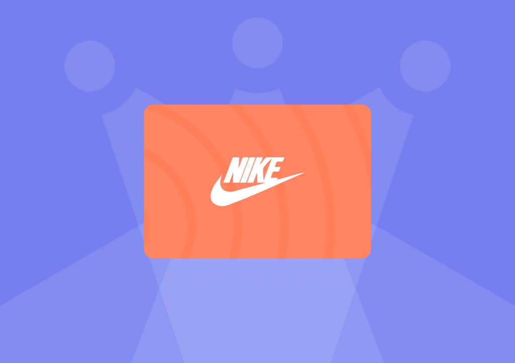 An image of a Nike gift card.