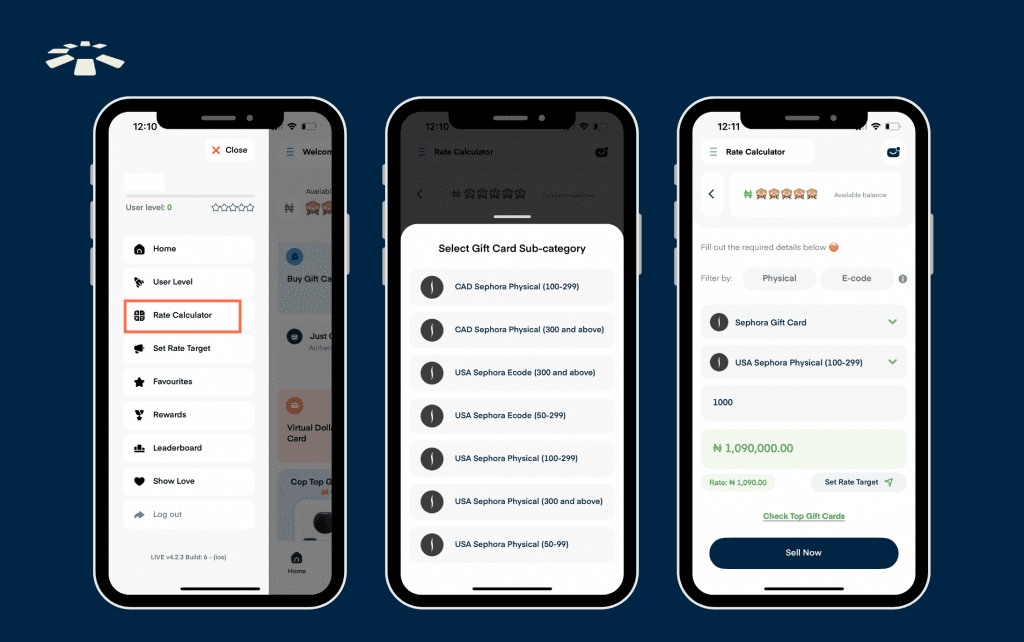 How to Check the Rate of Sephora Gift Cards Using Cardtonic Rate Calculator