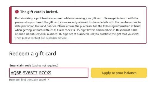 How To Redeem  Gift Card On 's Website - Cardtonic