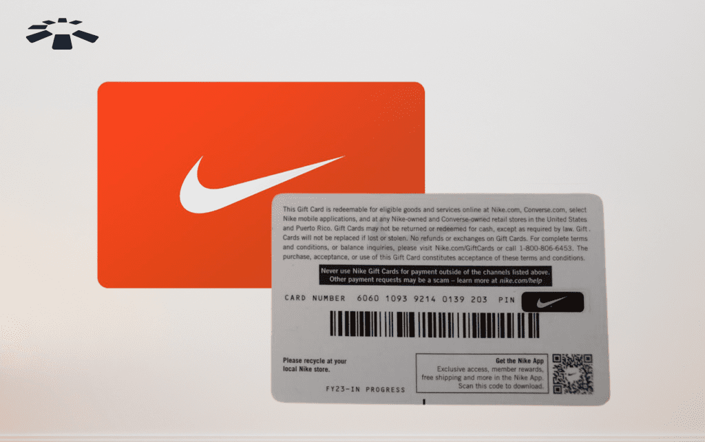 Nike gift card code