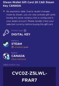 Steam Digital Gift Cards Explained