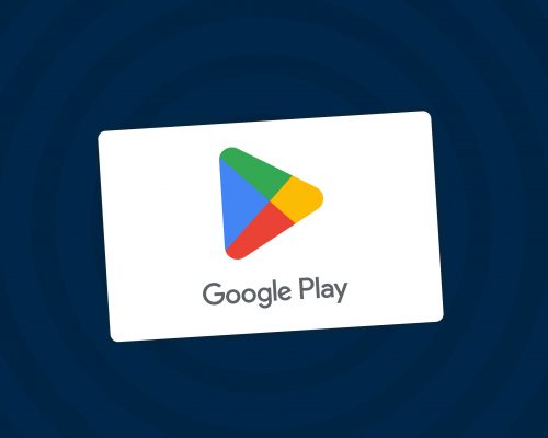 An image of a Google play gift card.