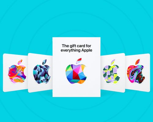 An image of Apple gift cards. 
