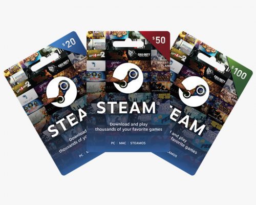 An image of a Steam Gift Card.