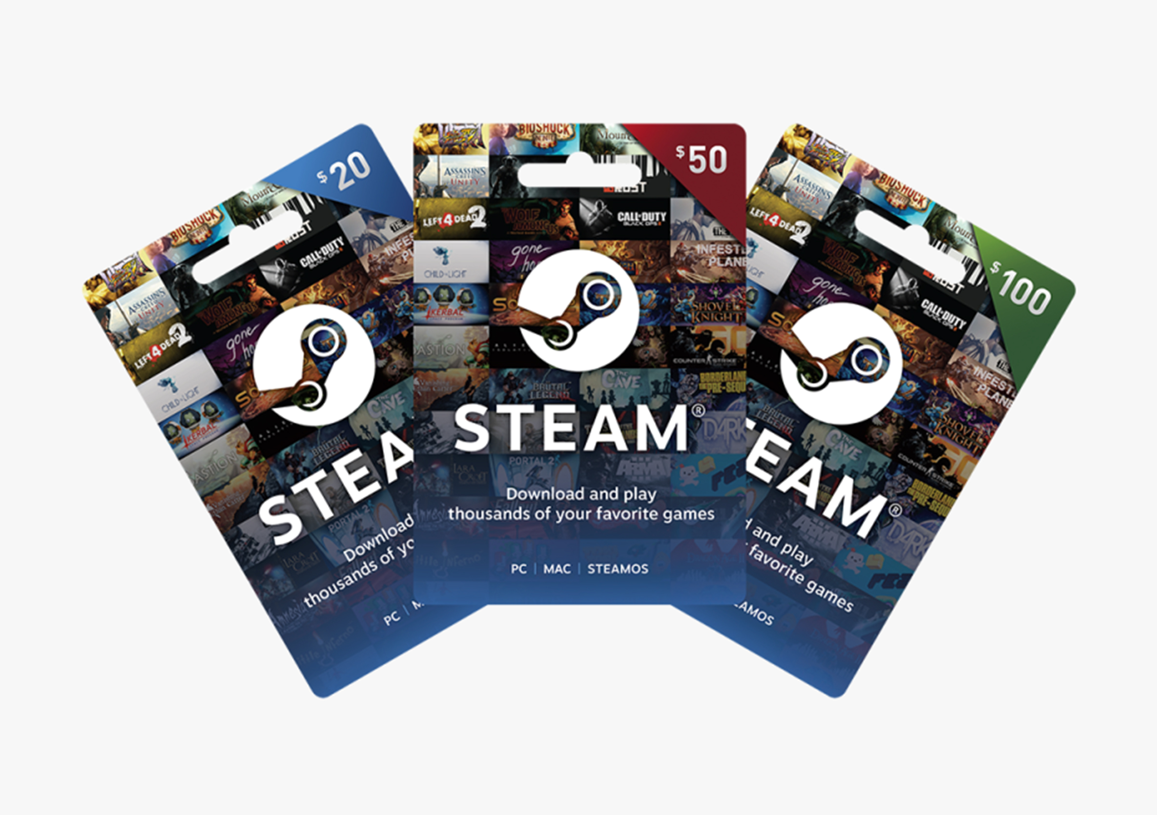 Steam Giftcard No extra charges official)  Pay under