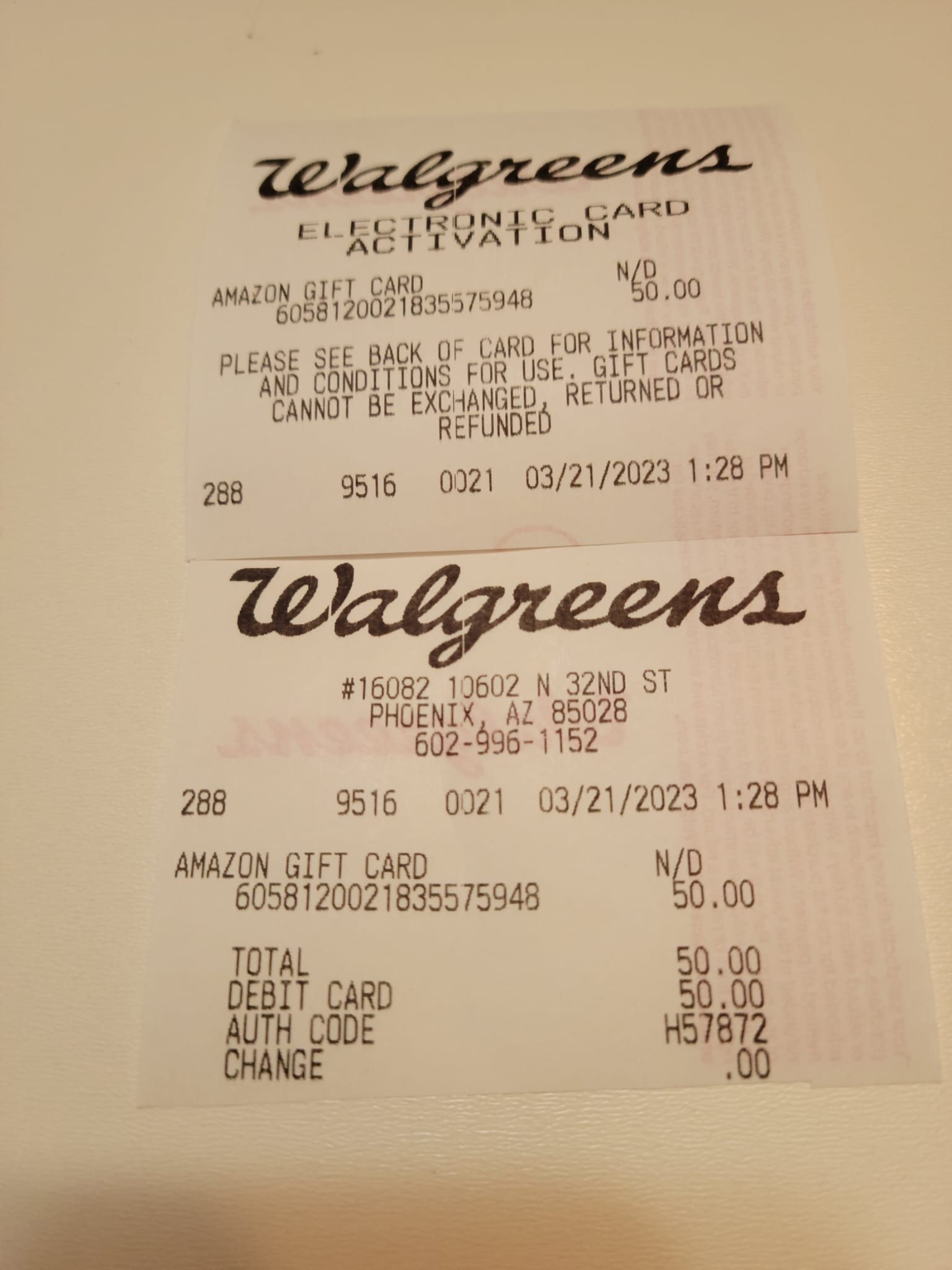 Different Pictures Of  Gift Cards & Receipt And How To Identify Them  - Cardtonic