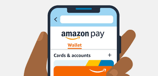 An image of a phone showing Amazon pay.