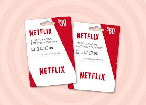netflix gift card