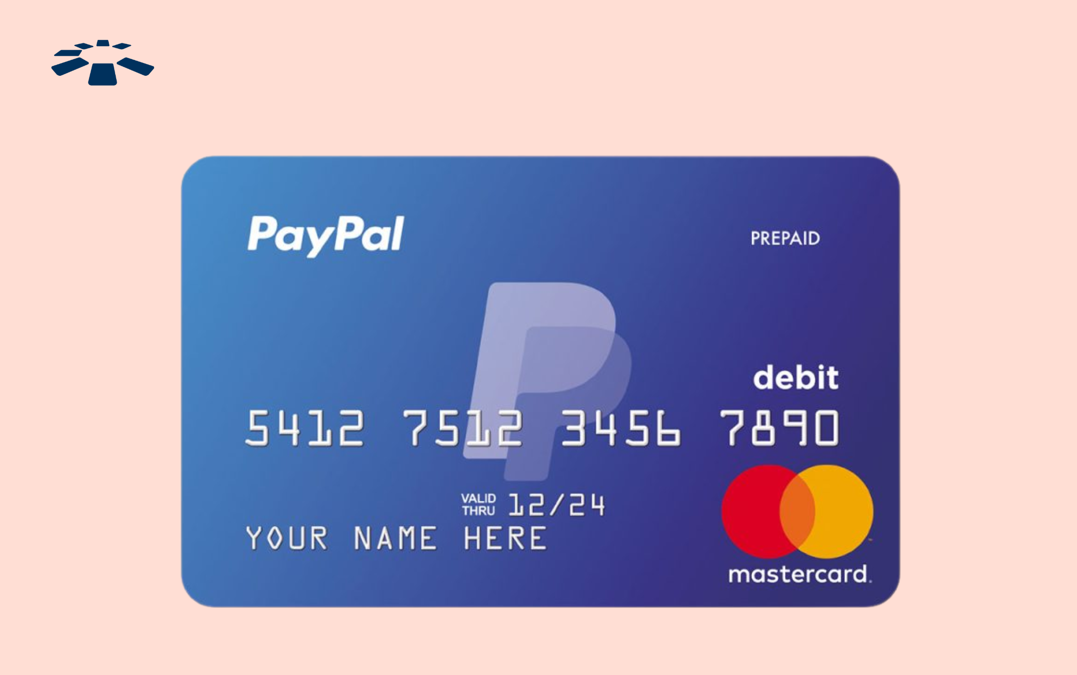 A PayPal prepaid mastercard