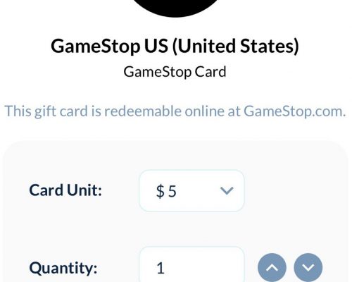 Buy gamestop cheap gift card online