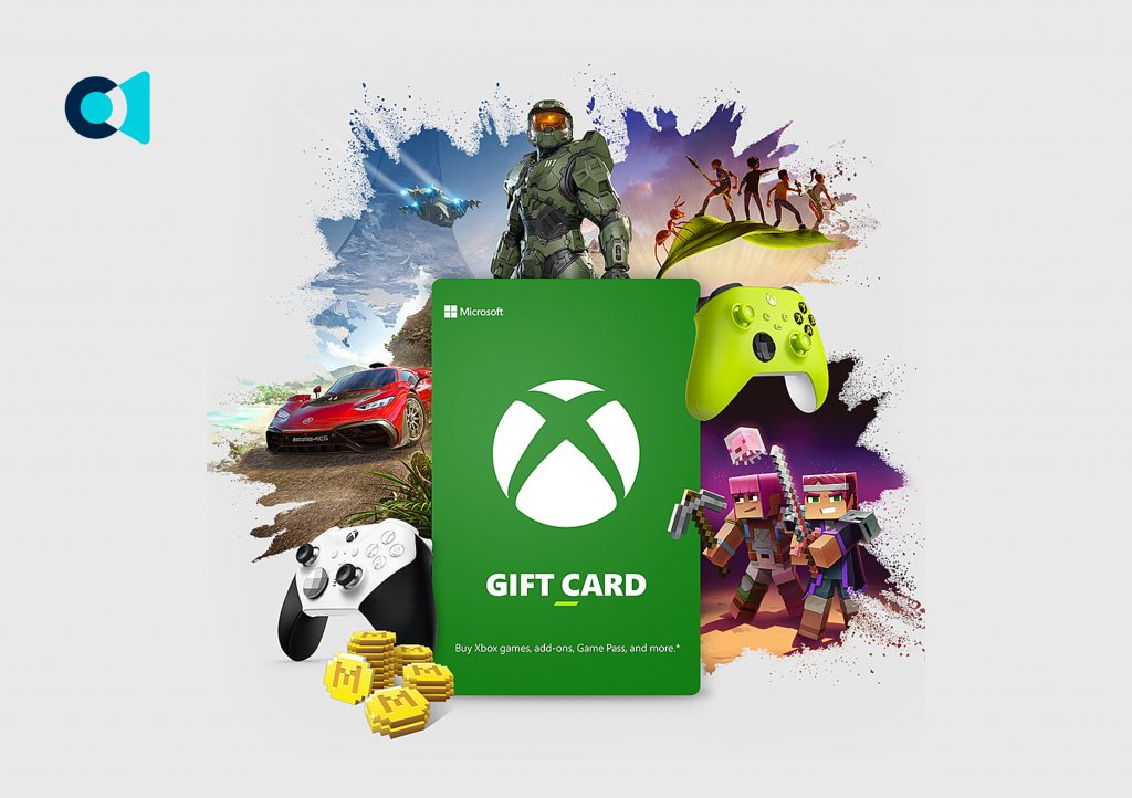 An image of an Xbox gift card.