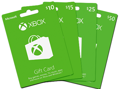 Where can i use xbox gift on sale cards