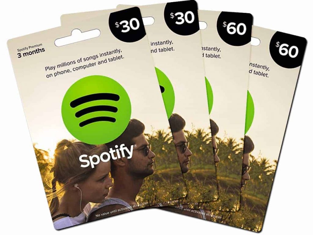 Gift карта spotify