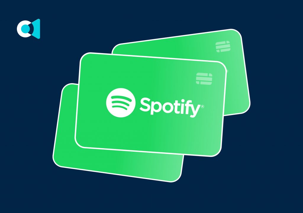 An image of a Spotify gift card.