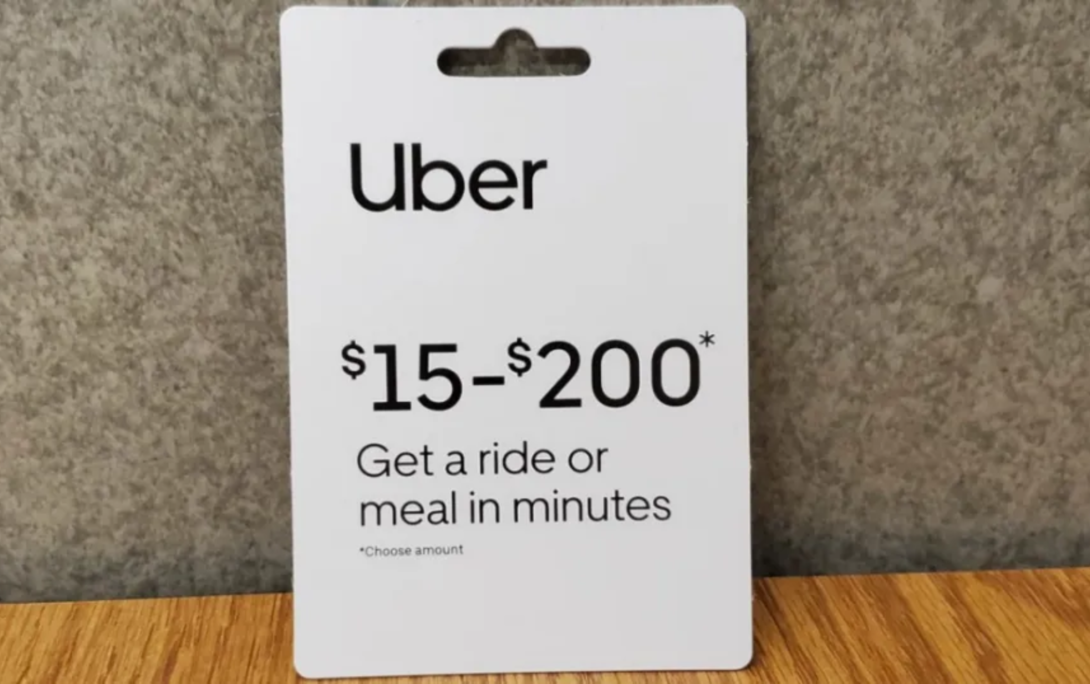 Uber Gift Card