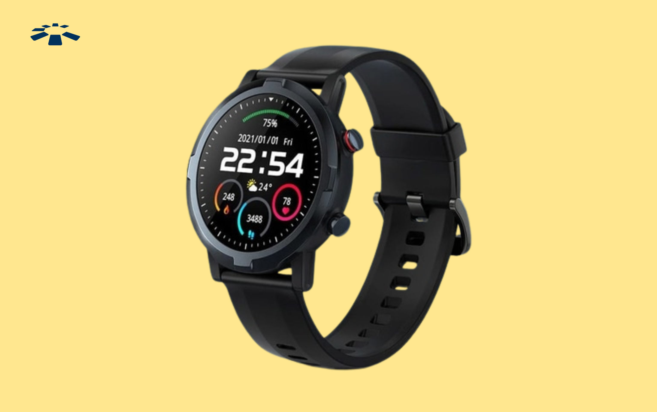 A Haylou LS05S Smartwatch