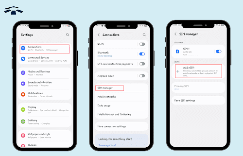 how to activate an eSIM on android