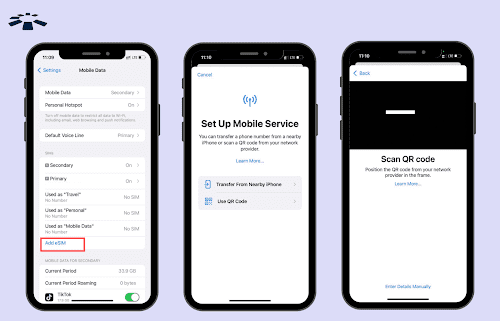 how to activate an eSIM on iphone guide